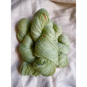 Pistachie m. speckles - H�ndfarvet